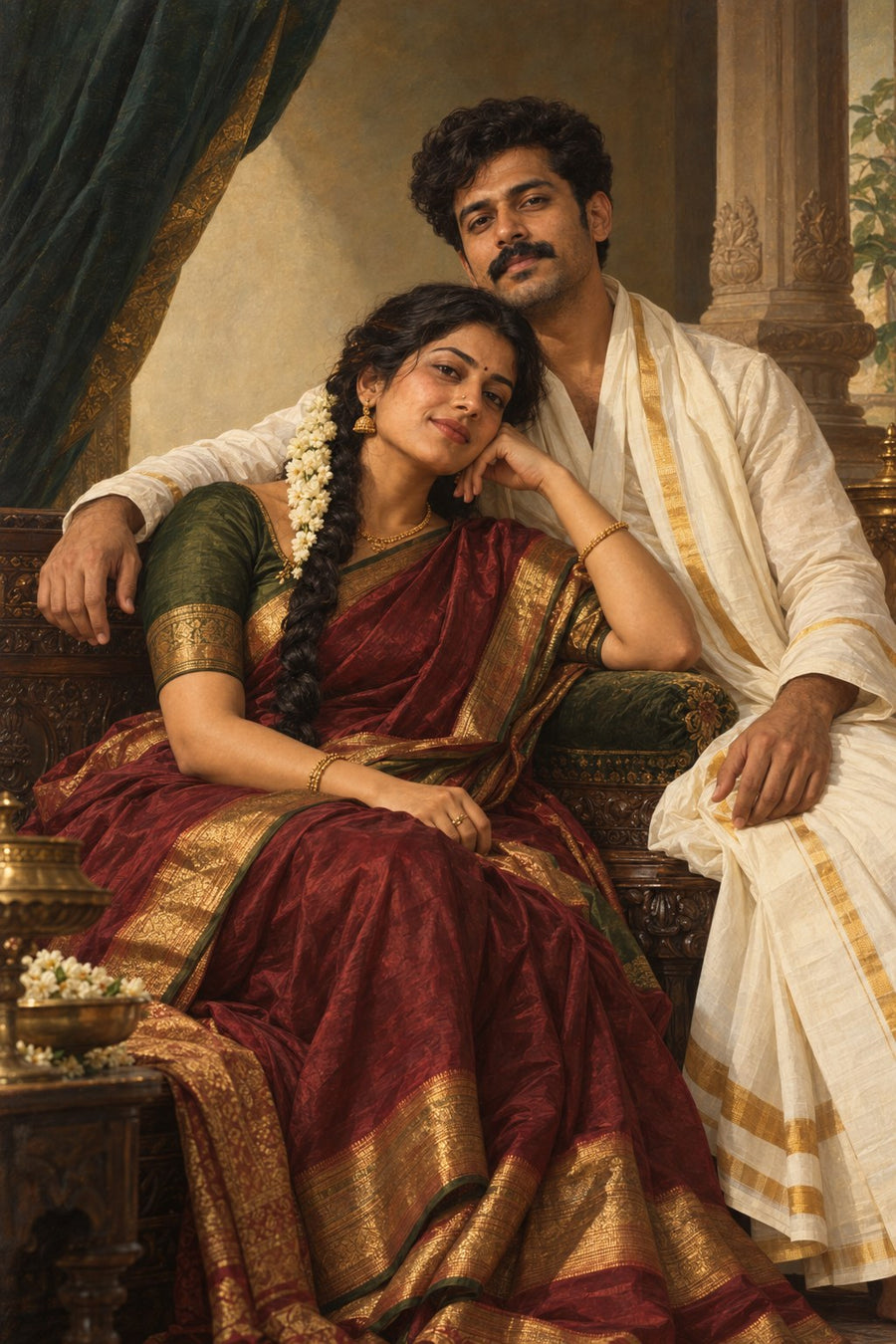 Ravi Varma-inspired